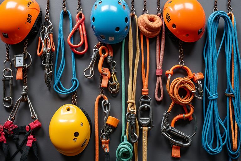 पर्वतारोहण उपकरण प्रदर्शन